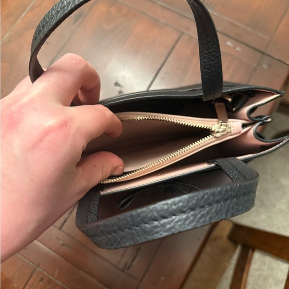 Kate Spade Black Leather Satchel with Tassels USED - Picture 7 of 12